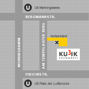 KUBIK Lageplan